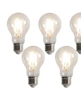 Sada 5 stmievateľných LED žiaroviek E27 s 3-stupňovým stmievaním A60 5W 500lm 2700K