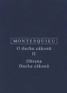 O duchu zákonů II. - Charles Montesquieu