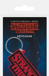 Gumová kľúčenka Harry Potter - Stranger Things - logo