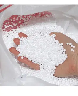 KONDELA EPS 50 náplň do sedacích vakov biela