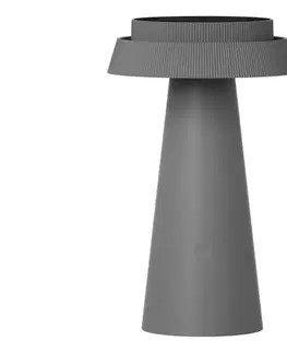  LED Solárna lampa MARAKESZ LED/3,7V USB 3600 mAh 1800/2700/3000K IP54 šedá 329820