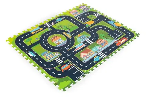 Penová podložka puzzle Mesto 12 dielikov