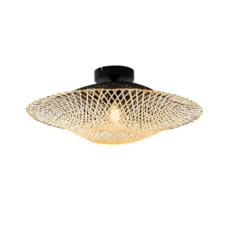 Orientálne vonkajšie stropné svietidlo bambus 50 cm IP44 - Rina
