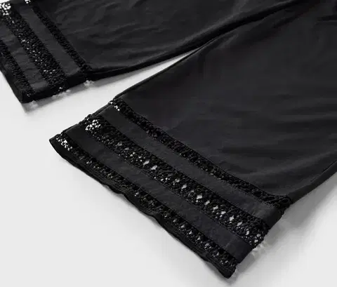 Nohavice culottes s výšivkou