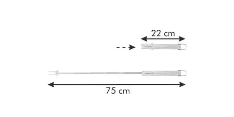 Tescoma teleskopická vidlička PRIVILEGE 75 cm