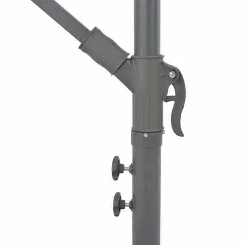 Konzolový slnečník s LED svetlami Ø 300 cm