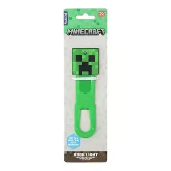 Minecraft, lampička do knihy Creeper