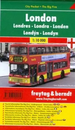 Londýn City plán centra 1:10 tis FB PL23CP
