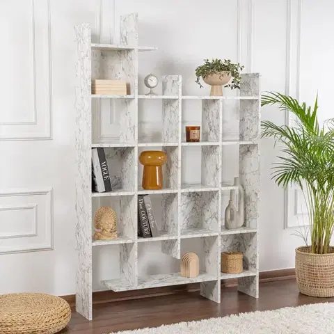 Knižnica Manco - Carrara Marble
