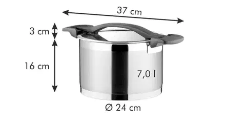 Tescoma hrniec ULTIMA s pokrievkou ø 24 cm, 7.0 l