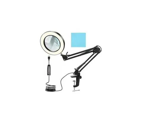 Izoxis 23893 Kozmetická lampa s lupou čierna