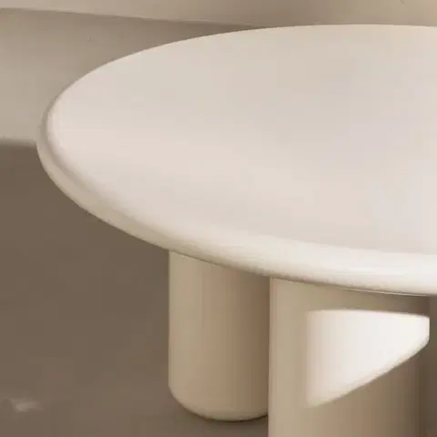 Konferenčný stolík Blair 60 cm krémový