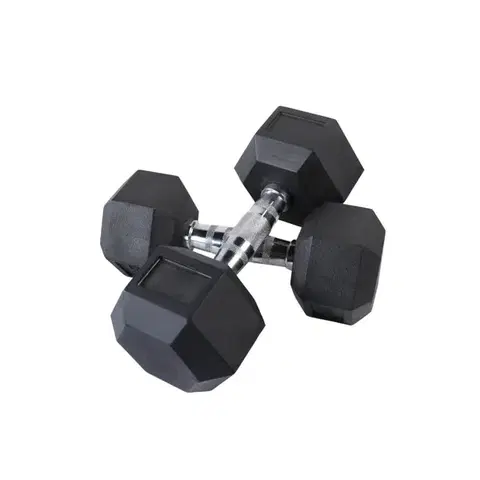 Šesťhranná činka inSPORTline Hexsteel 15 kg