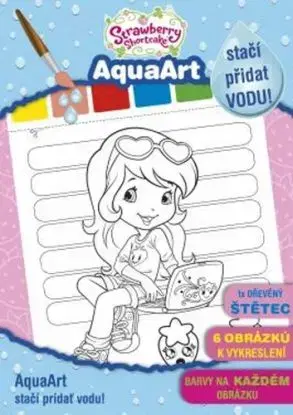 AquaArt Strawberry - omalovánka