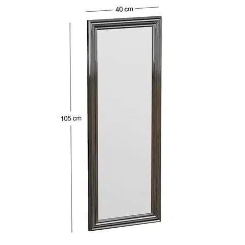Zrkadlo Smooth Silver