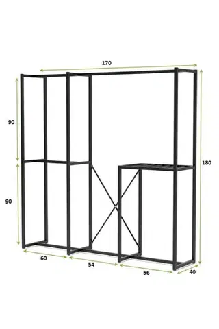 Coat Hanger B161 - Black