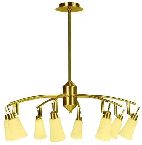 Stropná závesná lampa patina 8xG9 Kroton