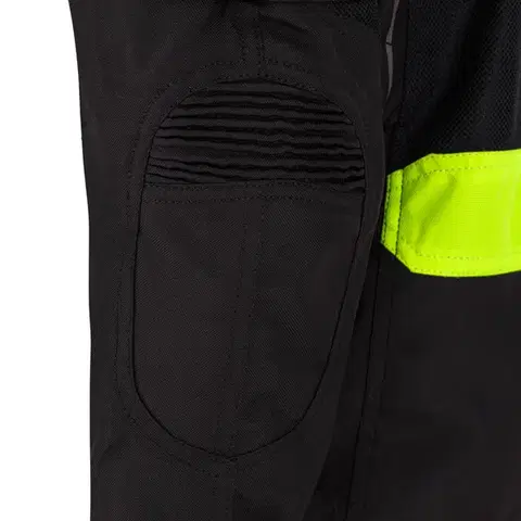 Detská rastúca letné moto bunda W-TEC Pinapoco Farba čierna-fluo, Veľkosť S/M