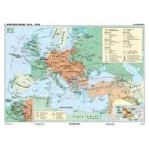 I. svetová vojna - vznik ČSR - A3 karta