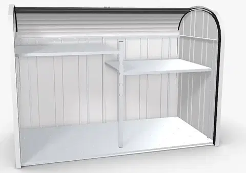 Biohort Roletový box BIOHORT Storemax 190 190 × 97 cm (strieborná metalíza)