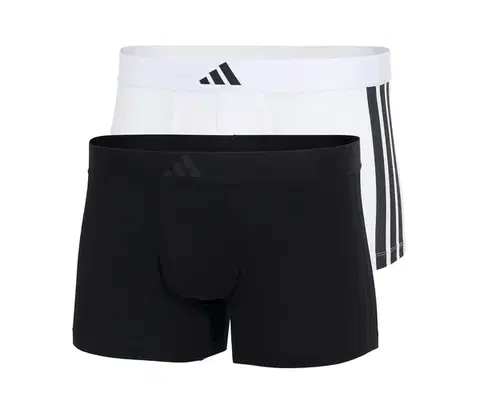 Boxerky adidas Active Flex Cotton, 2 ks, čierne, biele