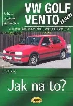 VW GOLF III/VENTO benzin 9/91 - 12/98 Jak na to? č. 19 - Hans-Rüdiger Etzold