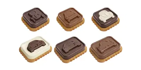 Tescoma formičky na čokoládu DELÍCIA KIDS, autíčka