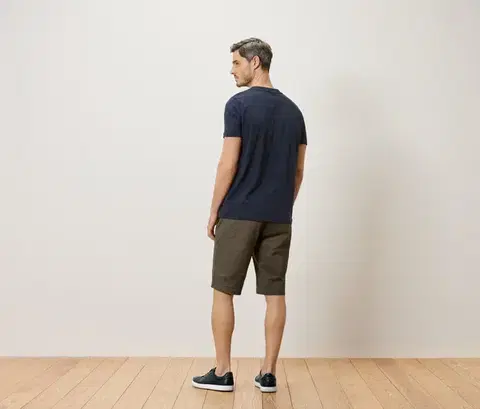 Šortky chino, kaki