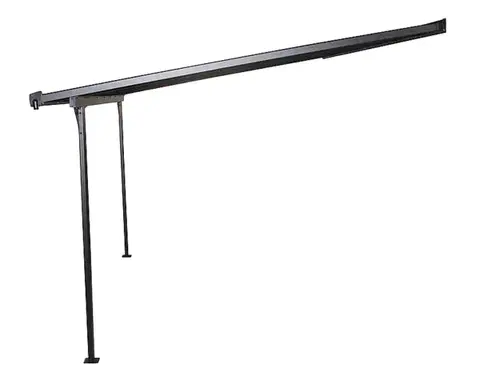 Pergola 436 x 305 cm (čierna + transparentná polykarbonát)