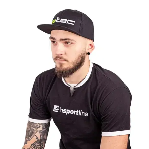 Šiltovka W-TEC Russjack Farba čierna so zeleno-bielym logom
