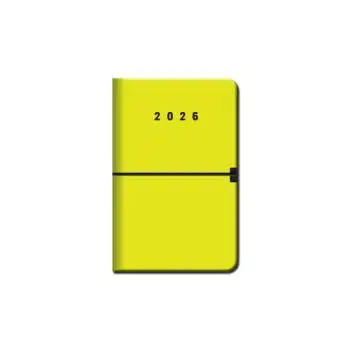 Mini diár A6 2026 CAPRI neon