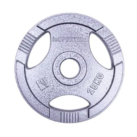 Liatinový olympijský kotúč inSPORTline Hamerton 25 kg 50 mm