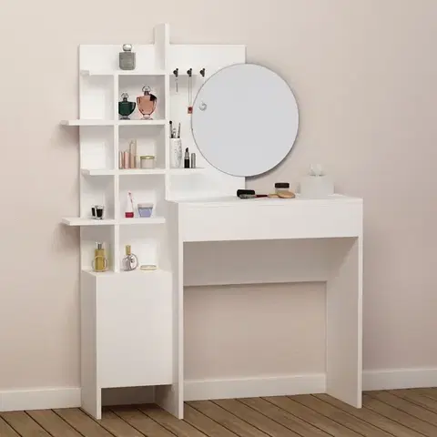 Toaletný stolík Mup - White