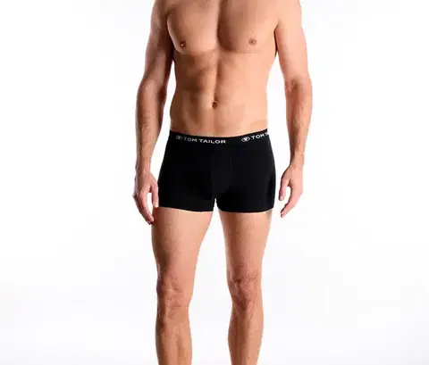 Boxerky TomTailor »Buffer«, 3 ks, čierne