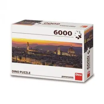 Puzzle Zlatá Florencia 6000 panoramic Dino