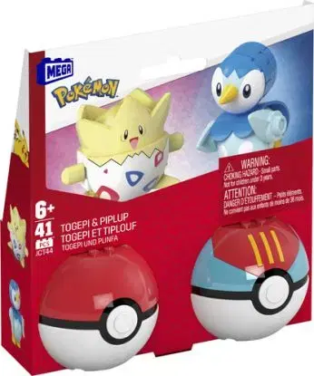 MEGA Pokémon pokéball - Piplup & Togepi Mattel