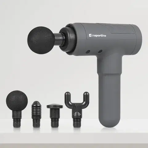 Masážna pištoľ inSPORTline Bitigo • 1500mAh • 1800-3000rpm • až 8mm amplitúda