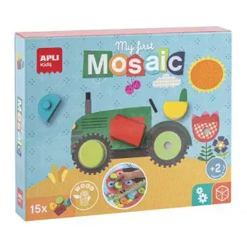 APLI Moja prvá drevená mozaika 15 dielikov - APLI