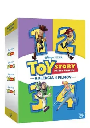 Toy Story: Príbeh hračiek kolekcia 1.-4. 4DVD (SK)