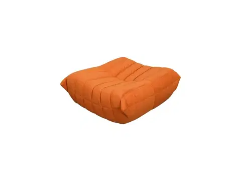 Taburet Nua 86 cm zamat oranžový