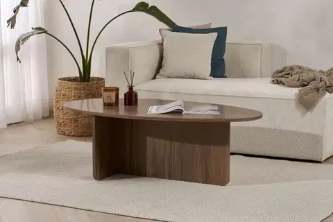 Konferenčný stolík Orba - Walnut
