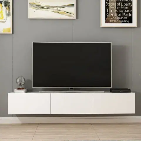 Televízny stolík Rigel White