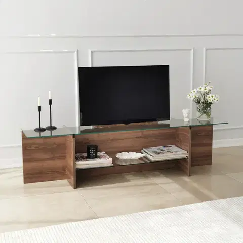 Televízny stolík Escape Walnut