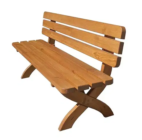 Masívna lavica z borovice drevo lakované 40 mm (rôzne dĺžky) 160 cm