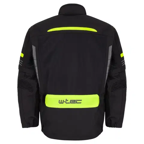 Detská rastúca letné moto bunda W-TEC Pinapoco Farba čierna-fluo, Veľkosť S/M