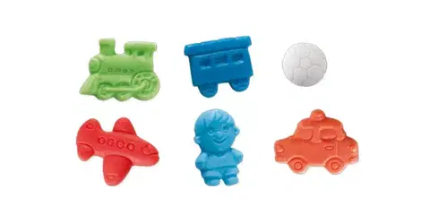 Tescoma silikónové formičky DELÍCIA DECO, pre chlapcov