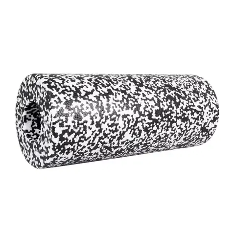Joga valec inSPORTline Waldro Smooth 30 cm Farba čierno-biela