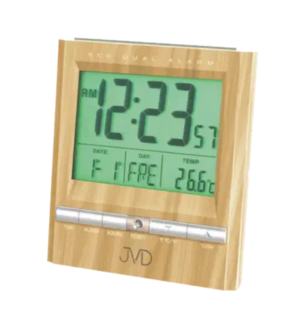 Rádiom riadený digitálny budík JVD RB 92.4, 10cm