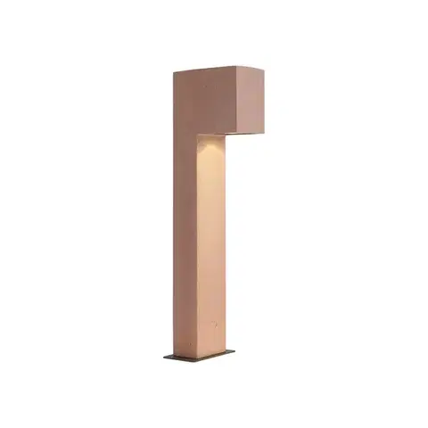 Moderné vonkajšie stĺpikové svietidlo terakota 65 cm IP44 - Pompei