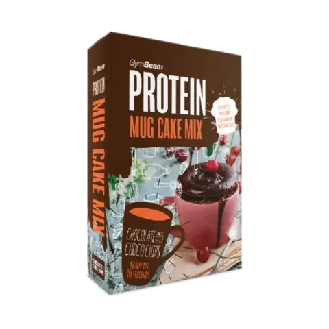 GymBeam Protein Mug Cake Mix 500 g čokoláda a čokoládové kúsky